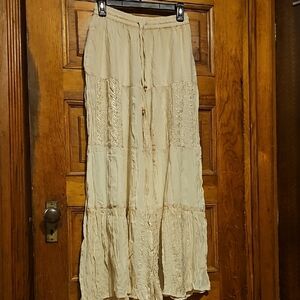 NWT Young Threads LATTE Patchy Pants S